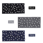 El Regalo 2 PCs Elastic Knit Ear Warmers with Pearls for Girls & Women | Winter Hair Band for Women Head Wraps (Grey & Black)