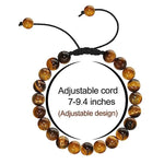 El Regalo Natural Stones Bracelet Rakhi for Brother- Handmade Rakhi with Roli Chawal Shagun, Message Card in Rakhi Gift box for Bhaiya/Bhai/Brother (Option-2)