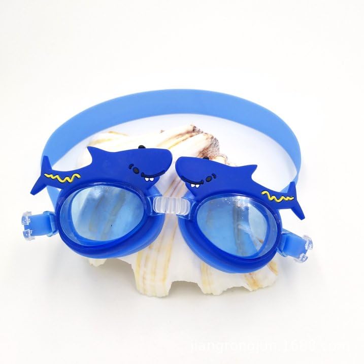 El Regalo Kids Cute Animal Cartoon Swimming Goggles for Girls & Boys- Kids/Toddlers Swim Goggles (upto 10 Years Old) (Shark Swim Goggle)
