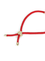 El Regalo Name Initials Evil Eye Bracelet Rakhi for Brother- Name Letter CZ Rakhi with Roli Chawal, Message Card in Rakshabandhan Box for Bhai (Red- R)