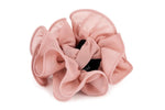 El Regalo 1pc Bohemian Large Flower Hair Claw Clip for Women & Girls - Elegant Multi-Layer Floral Shark Clip, Strong Grip Updo Accessory for Festive, Wedding, Party & Regular Use (Pink)