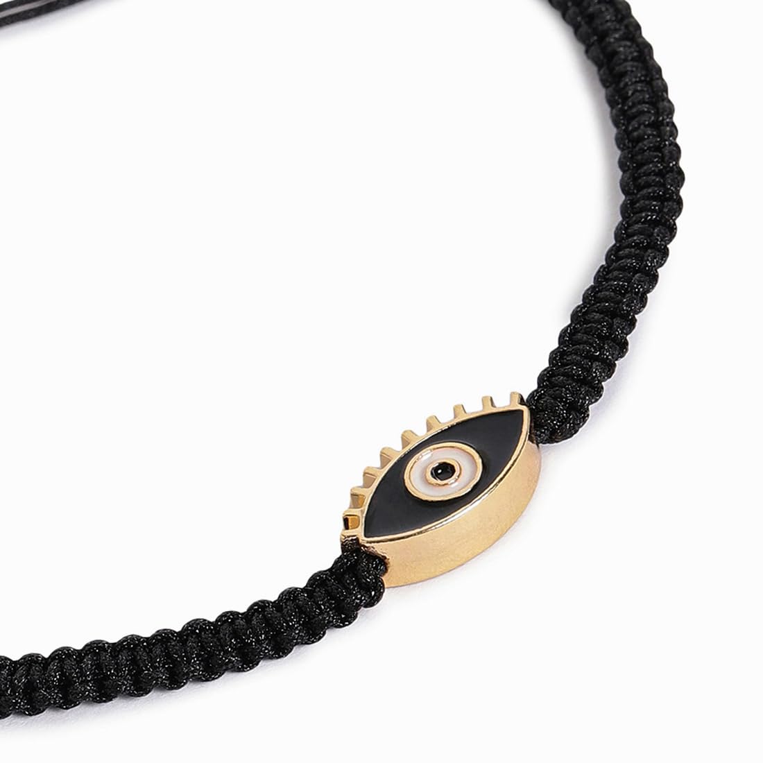 El Regalo 1 PC Evil Eye Nazaria Rakhi for Brother- Rakhi Gift Box with 1 PC Rakhi, Shagun Pack & Rakhi Message Card in Gift Box - Rakhi for Bhai/Bhabhi/Bhatija/Bhatiji (Black Evil Eye Rakhi)