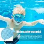 El Regalo 1PC Cute Mermaid Fish Tail Silicon Swimming Cap for Kids, Girls, Boys, and Teens (Blue)