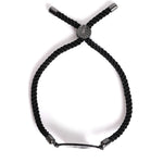 El Regalo 1 PC Stainless Steel OM/Aum Rakhi for Brother - Anti Tarnish Adjustable Rakhi Bracelet for Bhai/Bhatija- Comes with Message Card, Roli-Chawal & Rakhi Box (Black OM Rakhi)