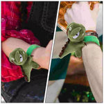 El Regalo Cute & Unique Plush Dinosaur Slap Band Rakhi for Kids/Brothers- Fluffy/Soft Dino Fun Rakhi for Bhai
