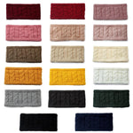 El Regalo 1 PC Winter Knitted Fleece Warm Unisex Headbands for Men & Women- Ear Warmer Headband Hair Band Wool Head Wraps Winter Unisex Ear Warmers (Bean Paste Pink)