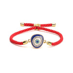 El Regalo Fancy 2PCs Evil Eye Rakhi Set for Brother with Roli Chawal & Rakhi Message Card - Lucky Protection Rakhi to Avoid Negative Energies for Brother/Sister-in-Law/Niece or Nephew (Option-2)