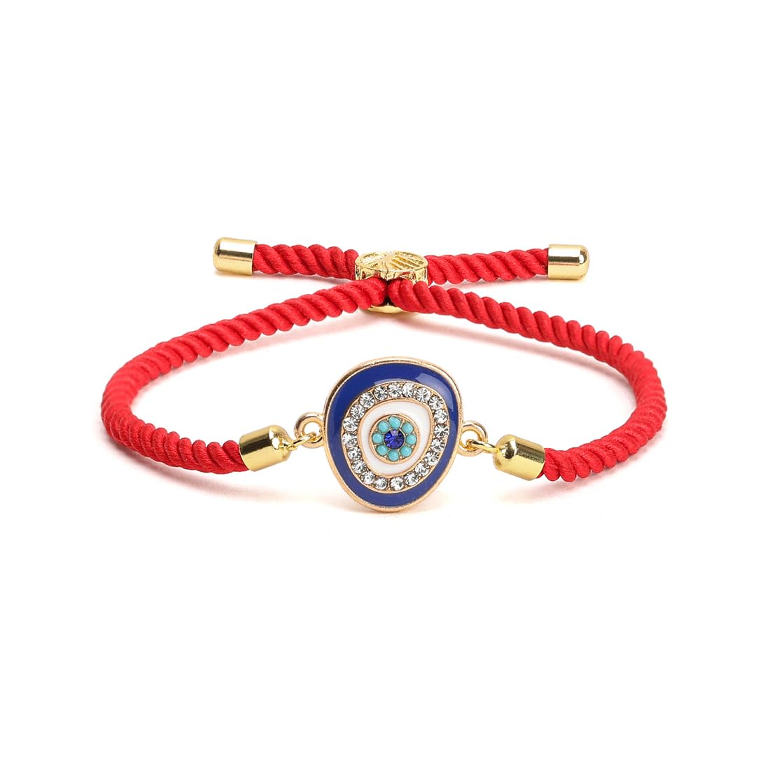 El Regalo Fancy 2PCs Evil Eye Rakhi Set for Brother with Roli Chawal & Rakhi Message Card - Lucky Protection Rakhi to Avoid Negative Energies for Brother/Sister-in-Law/Niece or Nephew (Option-2)