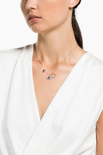 El Regalo 1 PC Stainless Steel NO RUST/ANTI TARNISH Evil Eye Pendant Necklace for Girls/Teens & Women- Designer Rose Gold Evil Eye Crystals Necklace