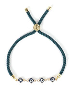El Regalo 1PC Designer Evil Eye Rakhi for Brother/Bhabhi with Roli Chawal, Rakhi Message Card in Rakhi Gift Box- Unisex Fancy Bracelet Rakhi for Bhai/Bhabhi/Bhatija