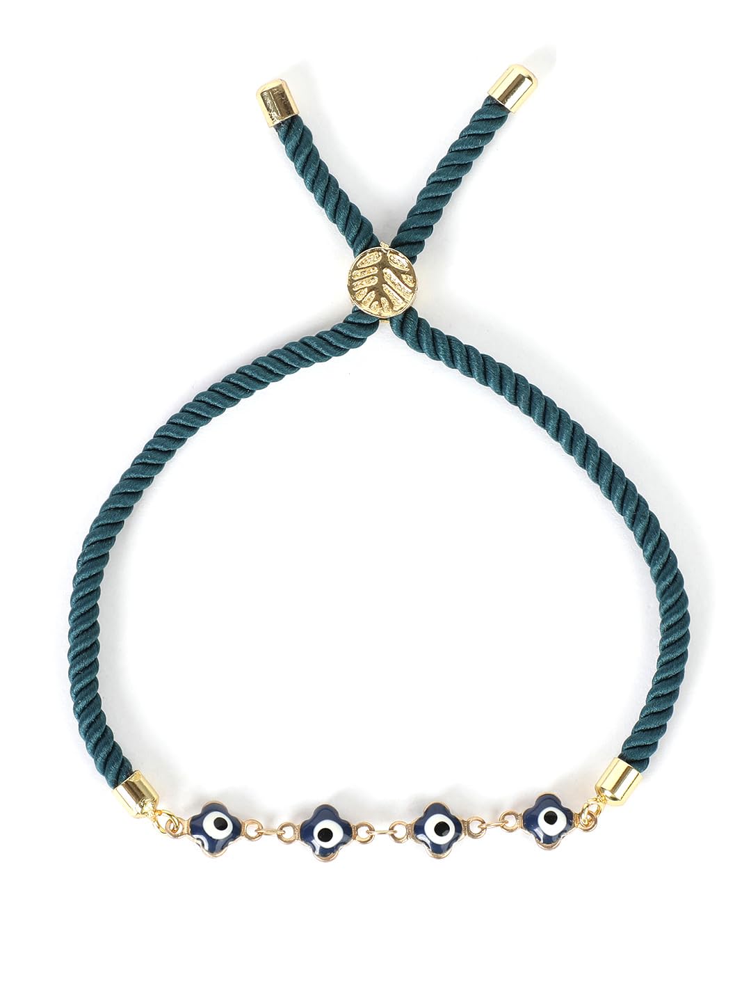 El Regalo 1PC Designer Evil Eye Rakhi for Brother/Bhabhi with Roli Chawal, Rakhi Message Card in Rakhi Gift Box- Unisex Fancy Bracelet Rakhi for Bhai/Bhabhi/Bhatija