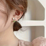 El Regalo Cute Tiny Pink Tulip Flower Bud Stud Earrings for Girls & Women (2 Tulip Buds)