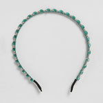 El Regalo 2 Pieces Rhinestone Crystal Headbands Shiny Non-Slip Beaded Party Hairband Hair Bands Hair Accessories Hair Decoration for Women Girls (Option-4)