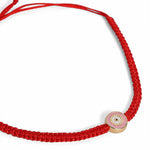 El Regalo Fancy Red Evil Eye Rakhi for Brother/Bhai- Designer Evil Eye Rakhi for Brother with Roli Chawal, Rakhi Message Card in Rakhi Gift Box (Pink Evil Eye)