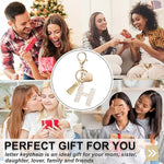 El Regalo Name Initials Letter Heart Charm Keychain - Personalized Resin Initial Keyring with Tassel, Cute & Durable Backpack Charm for Women & Girls (H Letter)