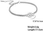 El Regalo 1 PC Stainless Steel OM/Aum Chain Bracelet Rakhi for Men- Anti Tarnish/Waterproof Adjustable bracelet for Bhai/Bhatija- Comes with Message Card, Roli-Chawal & Box