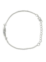 El Regalo 1PC Hamsa Hand CZ Evil Eye Chain Rakhi for Brothers | Lucky Evil Eye Rakhis with Roli Chanwal, Rakhi Message card in Rakhi Gift Box for Bhai/Bhabhi/Niece or Nephew (Silver Evil Eye)