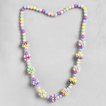 El Regalo Kids Girls Necklace & Earrings Jewelry Set- Girls Multicolored Beaded Princess Jewelry Set