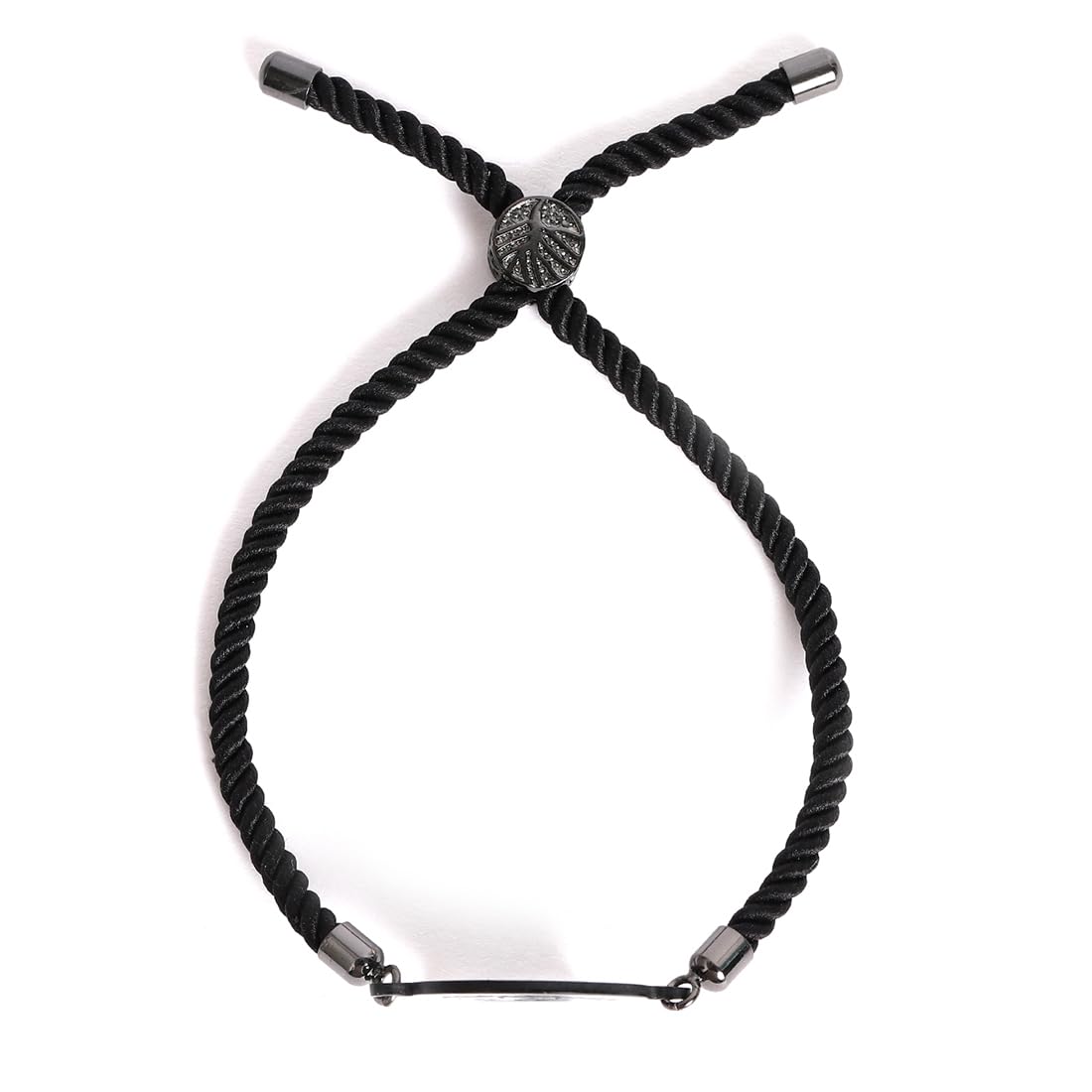 El Regalo 1PC Evil Eye Stainless Steel Rakhi for Bhaiya/Bhai/Brother- Anti Tarnish/NO Rust/Waterproof Rakhi with Roli Chawal, Message Card in Rakhi Gift Box (Black Evil Eye)