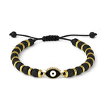 El Regalo Elegant Evil Eye/Hamsa Hand Rakhi for Brother- Beautiful Bracelet Rakhi for Bhai with Roli Chanwal, Message Card in Rakshabandhan Box (Evil Eye)