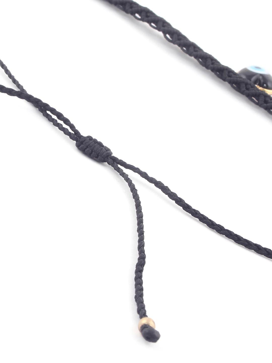 El Regalo Evil Eye Choker Necklace - Handwoven Bohemian Contemporary Evil Eye Macrame Adjustable Choker Necklace for Teen Girls & Women (Evil Eye Choker-3)