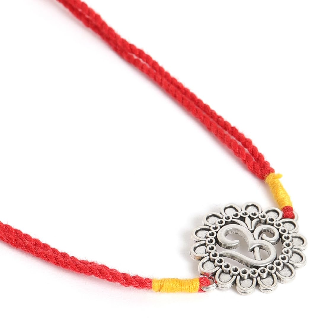 El Regalo OM Ganesha Rakhi for Brother/Bhai/Bhaiya- Auspicious OM/Aum, Swatik, Ganesha Rakhi with Shagun, Rakhi Message Card in Rakhi Gift Box (OM Rakhi)