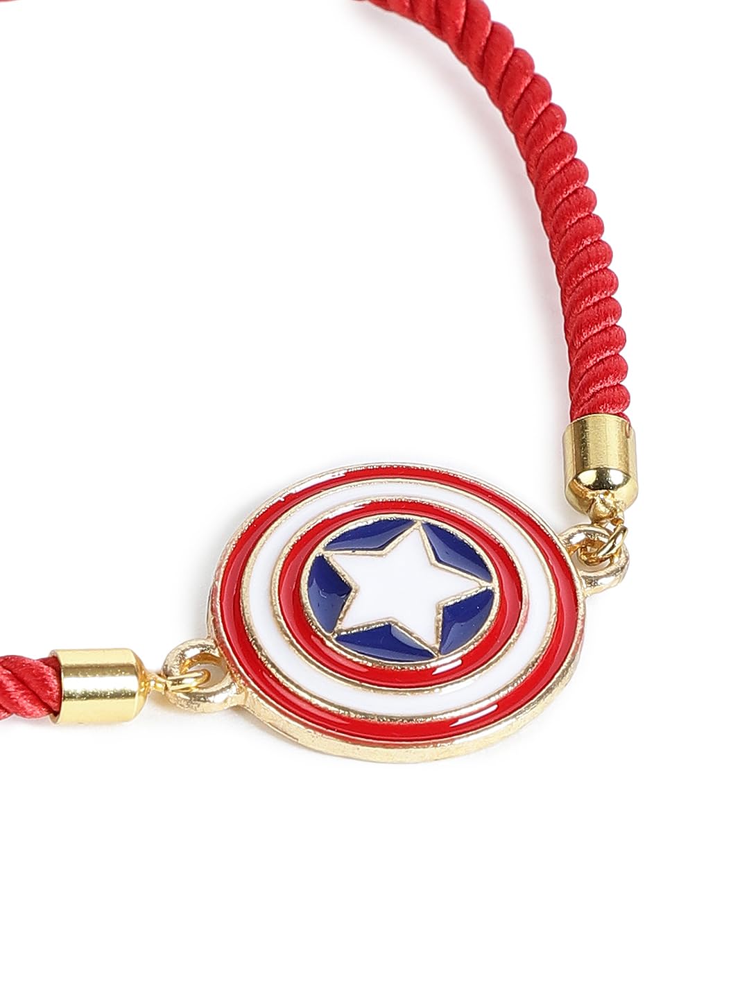 El Regalo 2PCs Super Hero Kids Rakhi set for Brothers- Avenger Adjustable Bracelet Rakhi Set for Bhai with Roli Chawal in Rakhi Gift Box