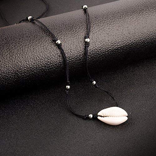 El Regalo 2 PCs Anklets for Women Girls - Adjustable Boho Turtle Cowrie Shell Ankle Bracelets Foot Jewelry Set