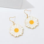 El Regalo 1 Pair Daisy Flower Earrings for Girls & Women- Cute Flower Earrings (Style-7)