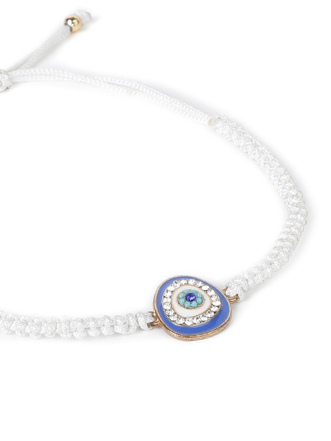 El Regalo 2 PCs Evil Eye Hamsa Hand Couple Rakhi Set for Bhaiya & Bhabhi- Bhaiya Bhabhi Rakhi Combo with Roli Chawal, Rakhi Message Card in Rakhi Gift Box (Option-5)