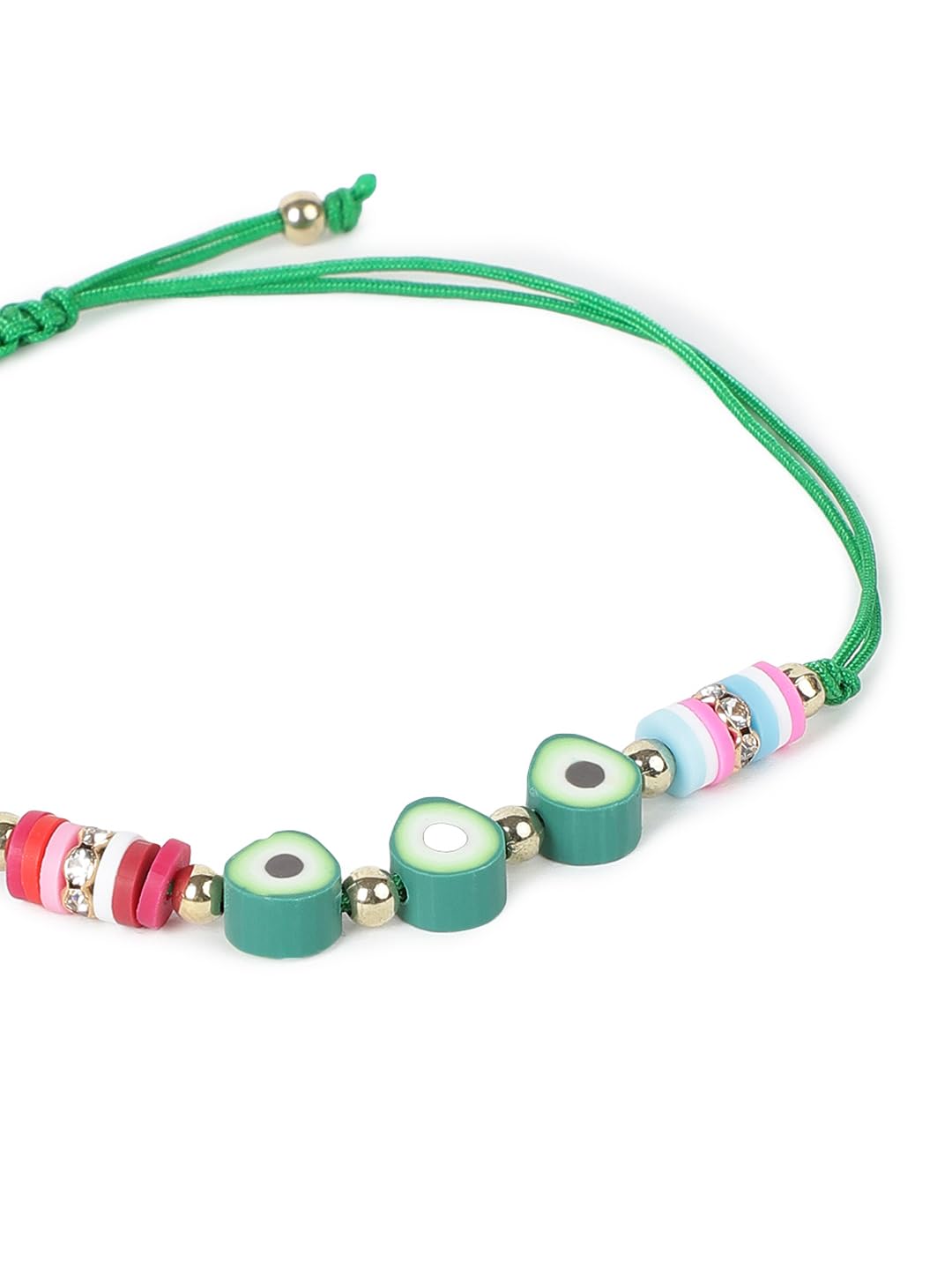 El Regalo 2PCs Cute Kids Fruits Beads Bracelet Rakhis Set for Brother/Bhai - Kids Rakhis with Roli Chawal in Gift Box - Adorable Fruit Charm Rakhis for Boys (Cute Rakhi Set-5)