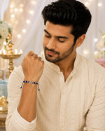 El Regalo Evil Eye CZ Tree of Life Bracelet Rakhi for Brother
