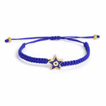 El Regalo 1 PC Star Evil Eye Nazaria Rakhi for Brother- Rakhi Gift Box with 1 PC Rakhi, Shagun Pack & Rakhi Message Card in Gift Box - Rakhi for Bhai/Bhabhi/Bhatija/Bhatiji (Blue Star Evil Eye)