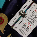 El Regalo Auspicious Shiva Damroo Mauli Thread Rakhi for Brother- Antique Damru Rakhi with Roli Chawal Shagun, Message Card in Rakshabandhan Gift Box (Multi Blue)