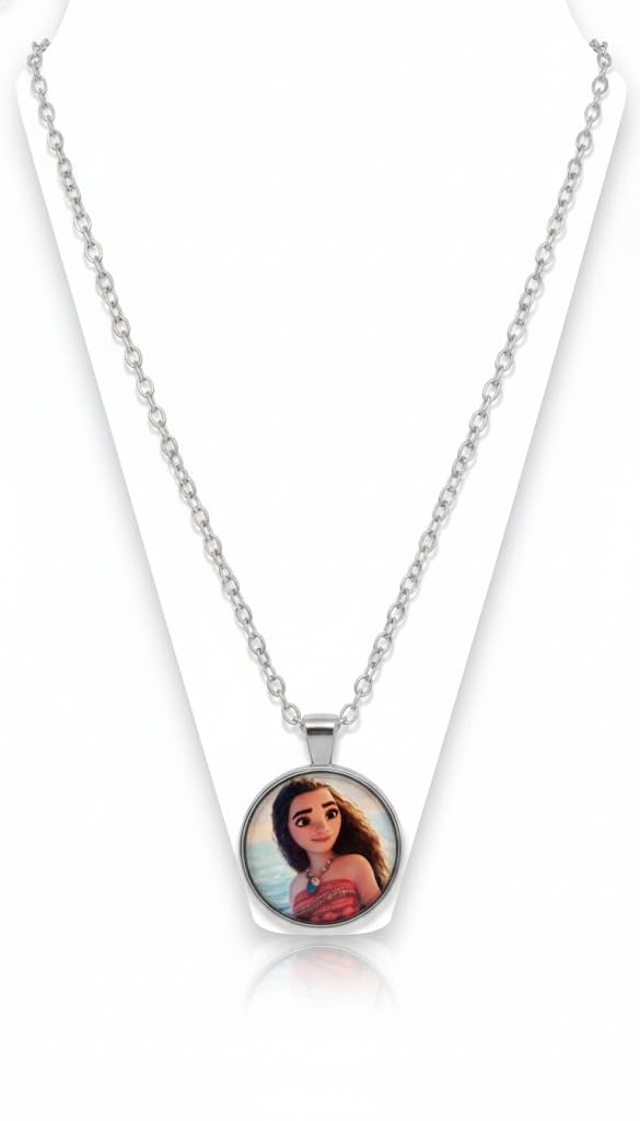 El Regalo Enchanted Tales Princess Pendant Necklace for Girls & Toddlers - Magical Character Jewelry for Birthdays, Parties & Gifting (Style-8)