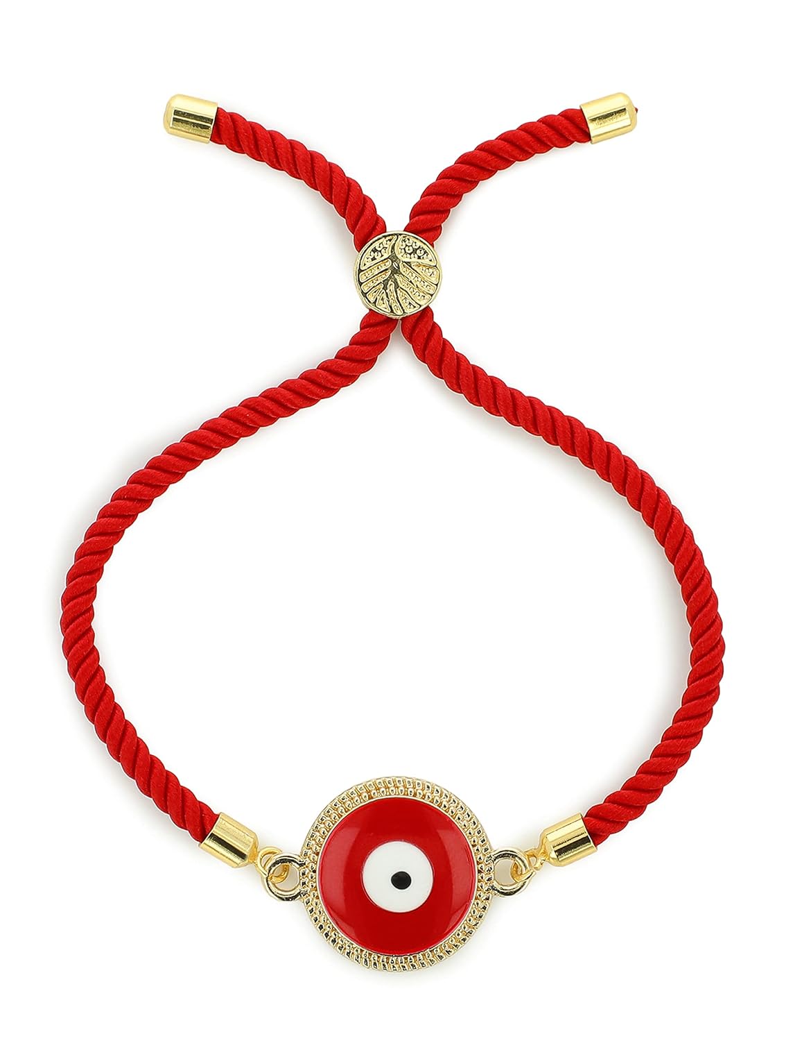 El Regalo Statement1PC Evil Eye Rakhi with Roli Chawal & Rakhi Message Card in Gift Box- Lucky Protection Rakhi to Avoid Negative Energies for Brother/Sister-in-Law/Niece or Nephew (Option-2)