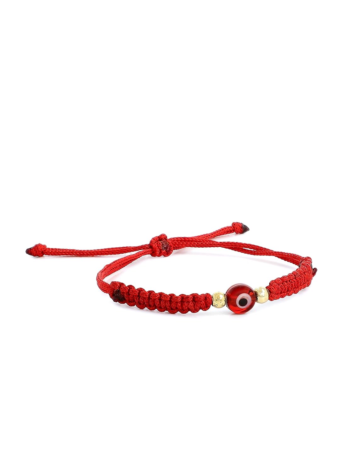 El Regalo Rakhi for Babies - beautiful Evil Eye Nazaria Rakhis for Little Brother/Niece/Nephew Rakhis for Kids/Babies/Toddlers (Red Round Evil Eye Kids Rakhi)