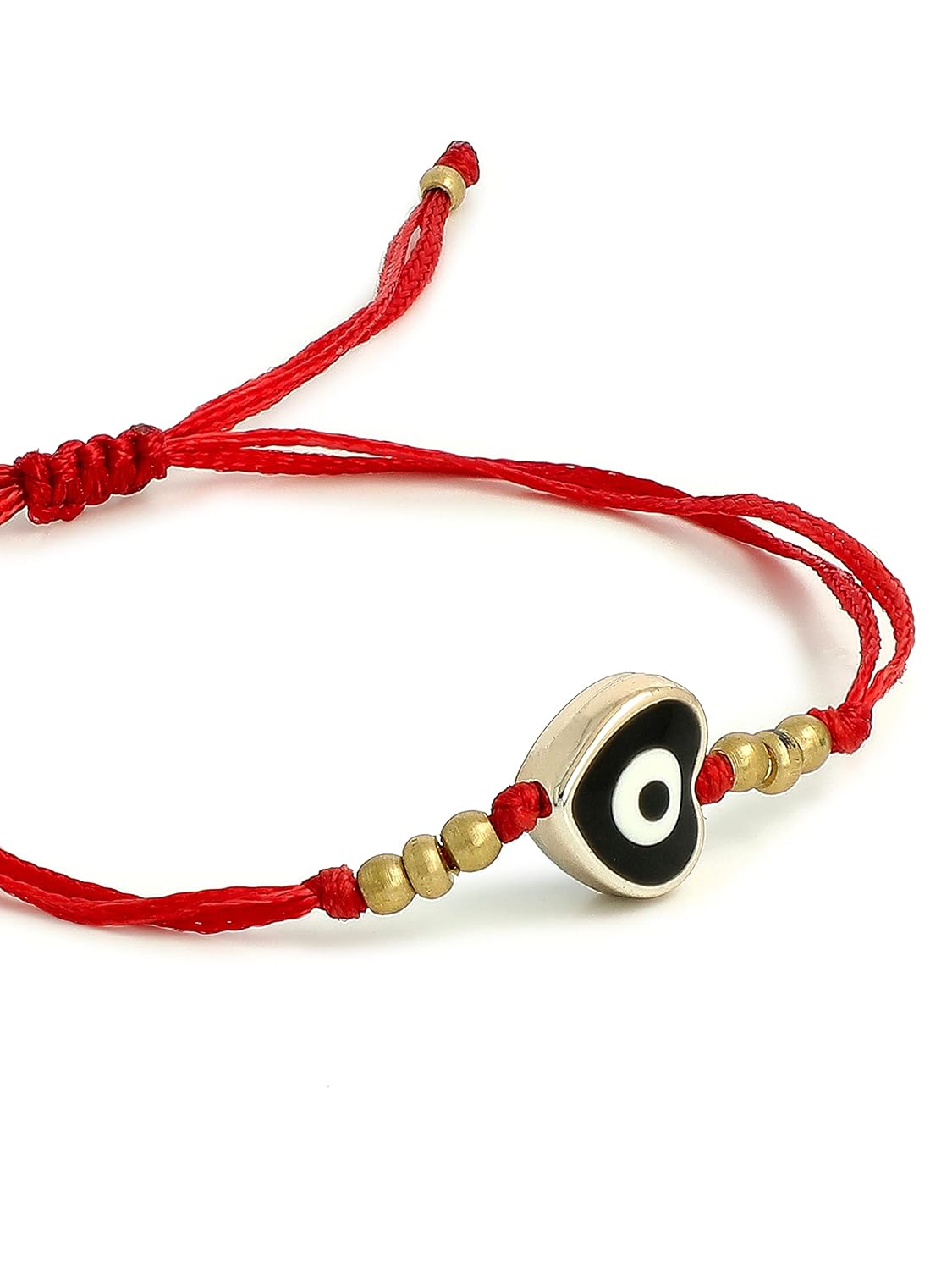 El Regalo 2PCs Heart Evil Eye Rakhi Combo for Brother/Sister-in- Law/Niece or Nephew - Rakhi Combo with Gift Box, shagun & Message Card (Option-1)