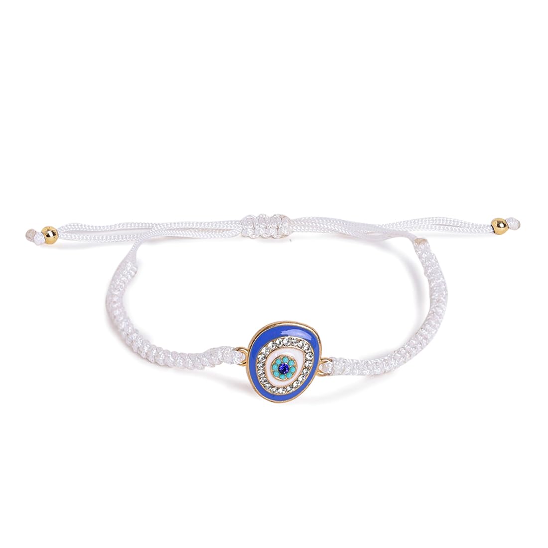 El Regalo 2 PCs Evil Eye Hamsa Hand Couple Rakhi Set for Bhaiya & Bhabhi- Bhaiya Bhabhi Rakhi Combo with Roli Chawal, Rakhi Message Card in Rakhi Gift Box (Option-1)