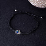 El Regalo Alloy With Evil Eye Antique Bracelet For Men (black)