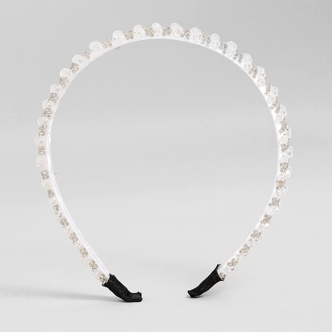 El Regalo 2 Pieces Rhinestone Crystal Headbands Shiny Non-Slip Beaded Party Hairband Hair Bands Hair Accessories Hair Decoration for Women Girls (Option-3)