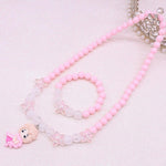 El Regalo Girls Safe & Soft Star Beads Necklace & Bracelet Jewellery Set (Multicolour)