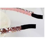 El Regalo Crystal Flowers Sleek Fancy Sparkly Party Hairband for Girls & Women | Party Hair Accessories, Hairbands, Headband (Purple)