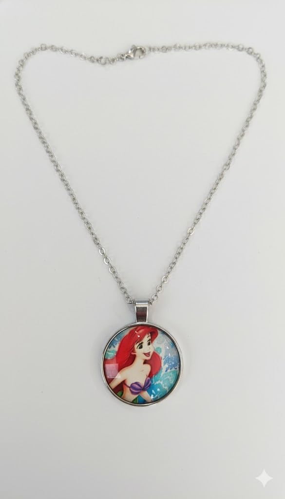 El Regalo Enchanted Tales Princess Pendant Necklace for Girls & Toddlers - Magical Character Jewelry for Birthdays, Parties & Gifting (Style-13)
