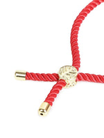 El Regalo Name Initials Evil Eye Bracelet Rakhi for Brother- Name Letter CZ Rakhi with Roli Chawal, Message Card in Rakshabandhan Box for Bhai (Red- V)