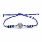 El Regalo 1PC Evil Eye Rakhi for Bhai/Bhabhi/Bhai/Bhatija/Bhatiji- Fancy Evil Eye Rakhi with Roli Chanwal, Rakhi Card in Rakhi Gift Box (Option-5)