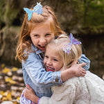 El Regalo 6 PCs Mermaid Hair Clips Glitter Reversible Sequin Bows Barrettes Set for Baby Girl Kids Teens & Women