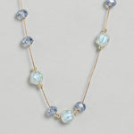 El Regalo Kids Jewelry Combo Set of 2 Necklaces & 2 Earrings Pairs- Shimmering Crystals Beads Necklace & Earrings Jewelry Set for Kids/Girls & Teens (Option-3)