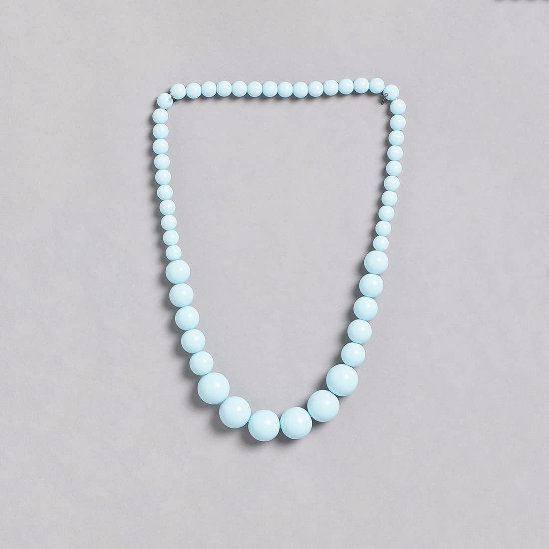El Regalo 3 PCs Kids Girls Necklaces Jewelry Set- Girls Beaded Princess Necklaces- Pink, Blue, Sea Green