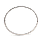 El Regalo No Rust OM Trident Engraved Bracelet for Men - Designer Stainless Steel Anti-Tarnish Kada Bracelet (Silver)